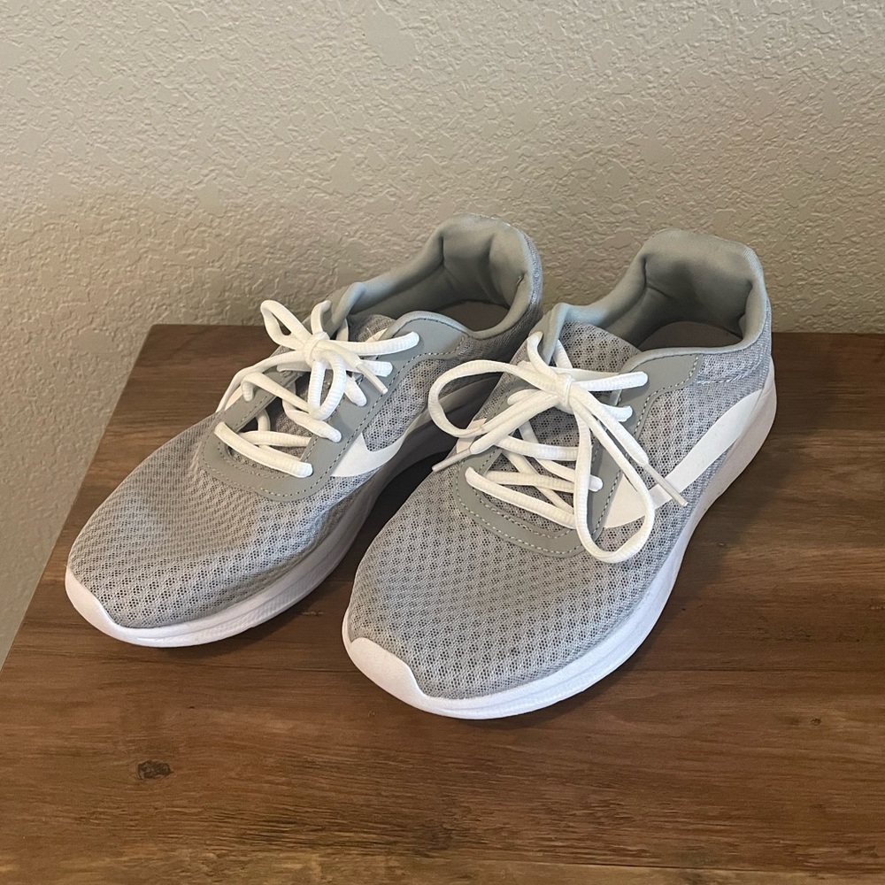 Grey sneakers